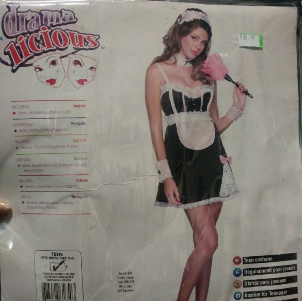 Sexy maid costume
